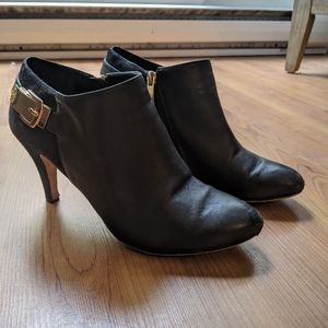 Vince Camuto Black Leather Booties